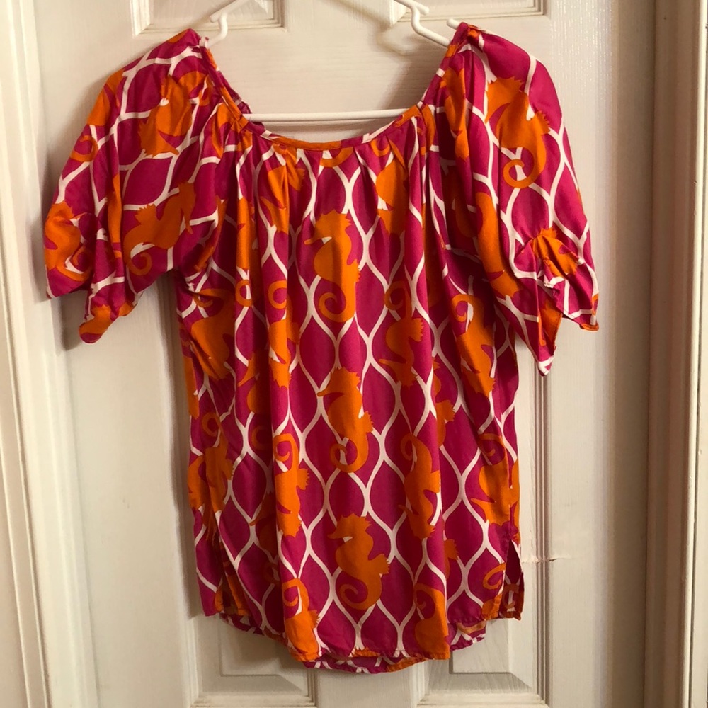 Escapade seahorse blouse